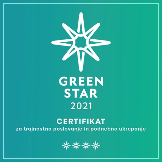 Green star certifikat 2021